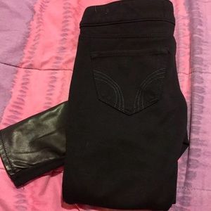 Hollister leather pants